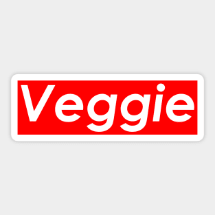 Veggie (Red) Sticker